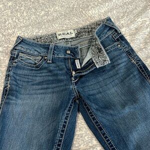 Ariat real denim mid rise boot cut jeans. Size 29L (size 8 long )